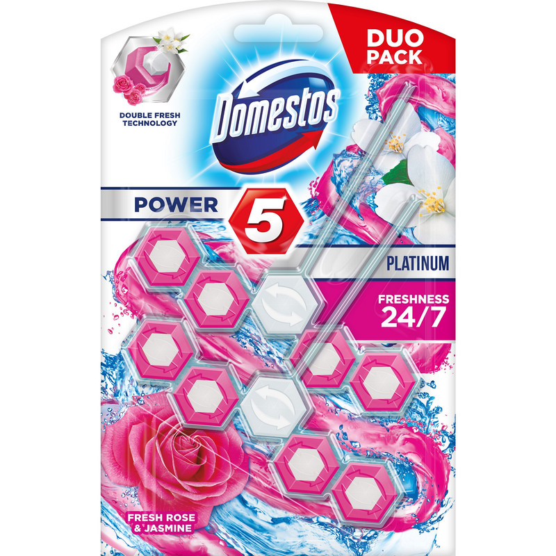 Блок для унітазу DOMESTOS, 2х55г